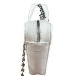 Balenciaga White Leather Triangle 2Way Bag