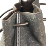 Gucci GG Denim leather Trim Gifford Tote Bag