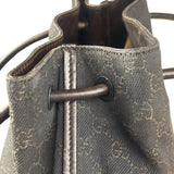 Gucci GG Denim leather Trim Gifford Tote Bag