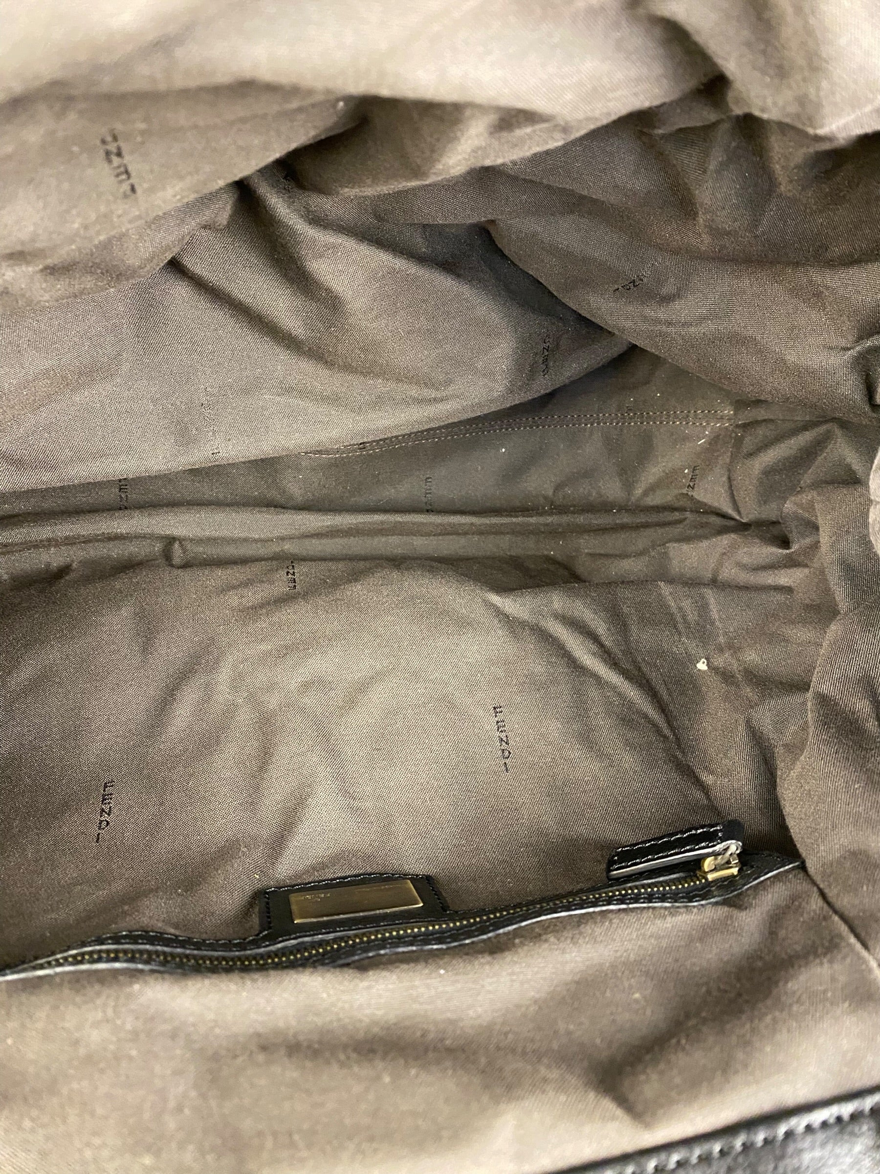 Fendi Vintage Black Brosa Doctor Tote