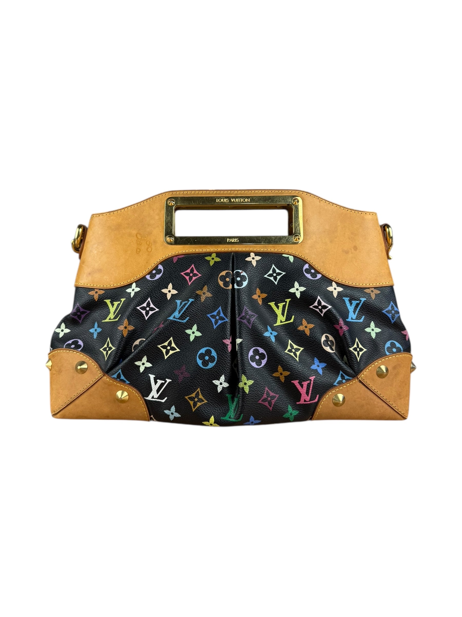 Louis Vuitton Black Murakami Judy MM Handbag