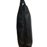 Longchamp Black Leather Le Pliage Xtra Medium Tote