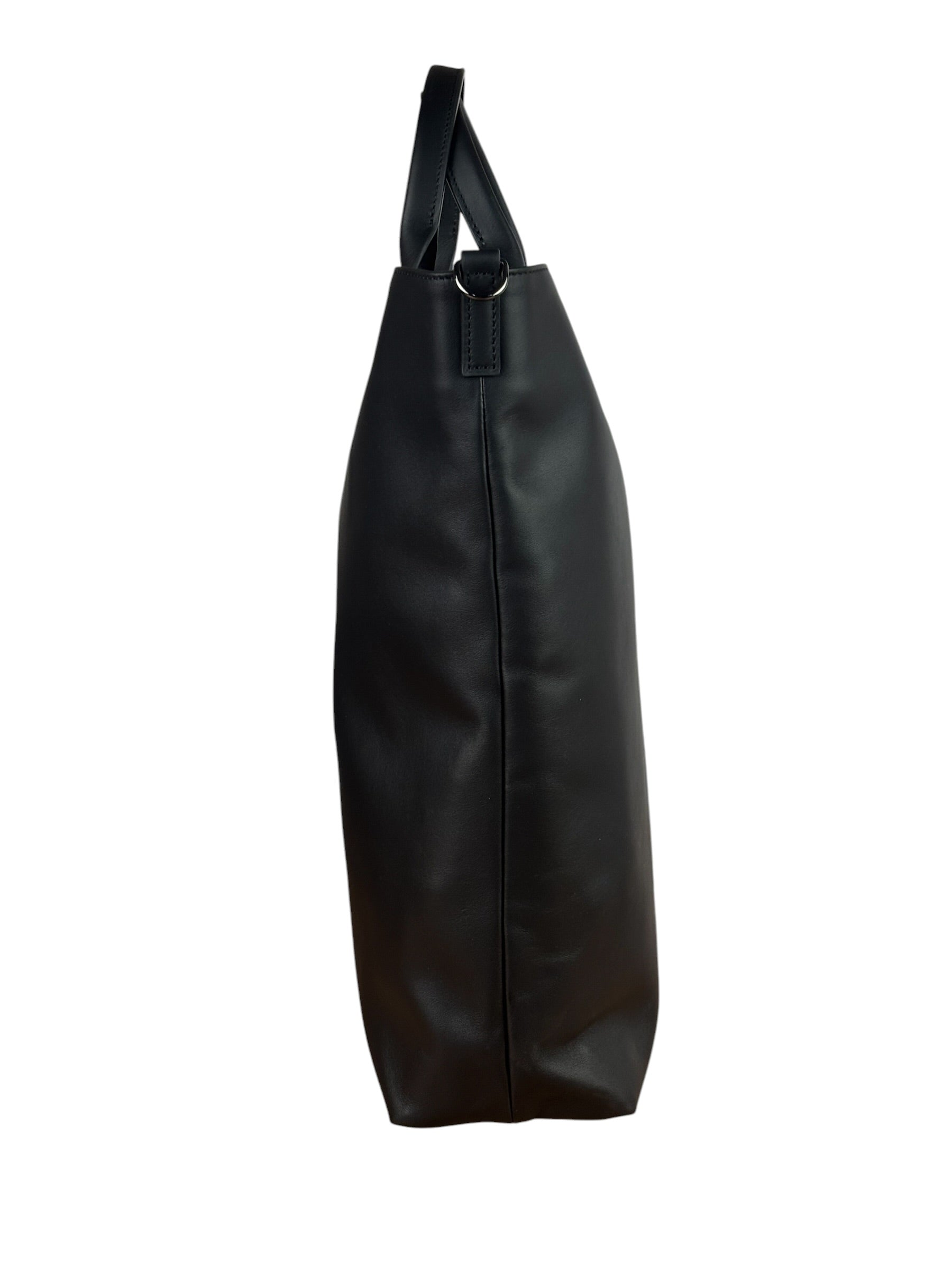 Longchamp Black Leather Le Pliage Xtra Medium Tote