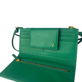 Jacquemus Green Le Pichoto Leather Shoulder Bag