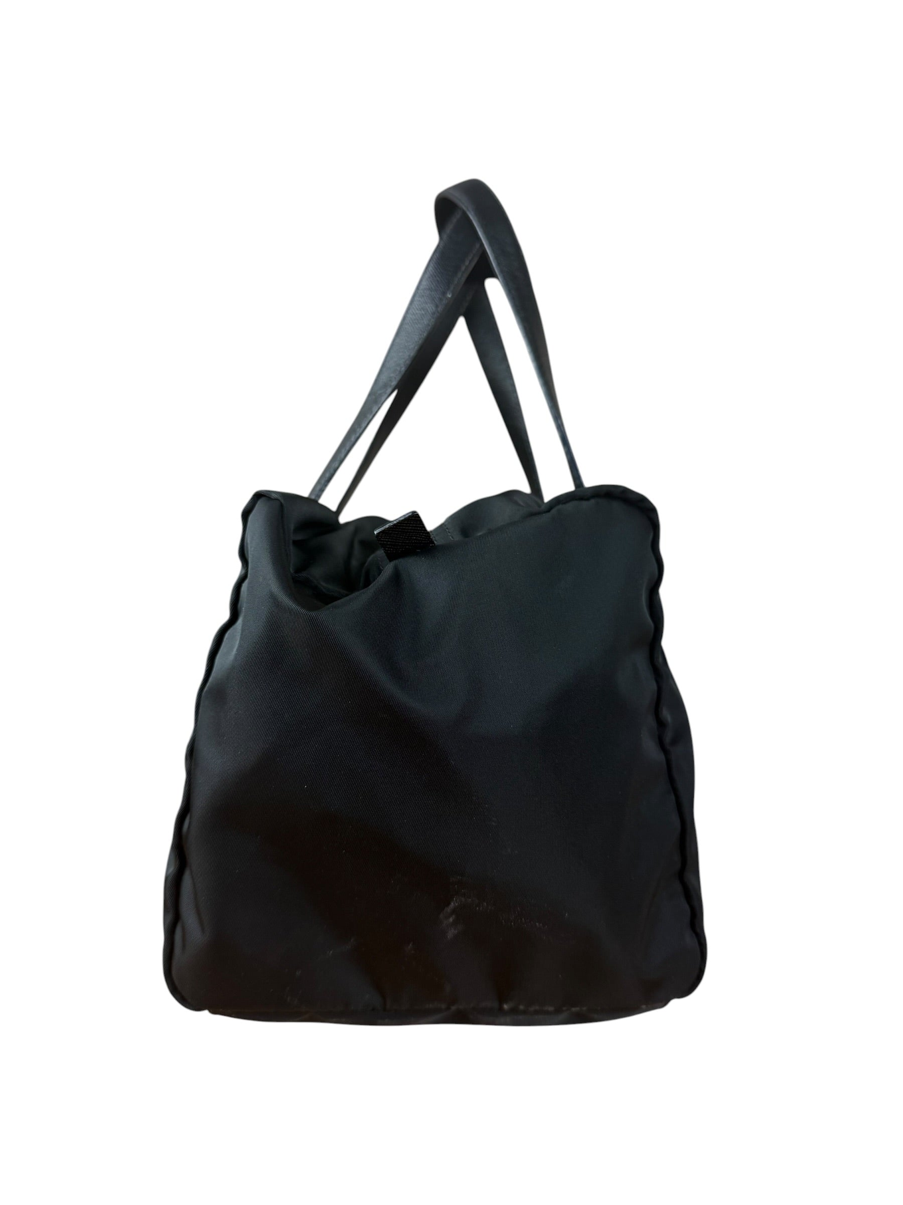 Prada Vintage Black Nylon Handbag