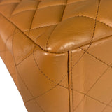 Chanel Caramel Brown Quilted Lambskin Large Shoulder Bag 2009