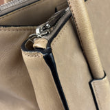 Prada Beige Glace Calf Twin Tote