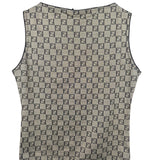 Fendi FF Sleeveless Top Green