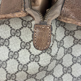 Gucci GG Vintage Coated Canvas Boston Bag