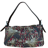 Fendi FF Bird Print Baguette
