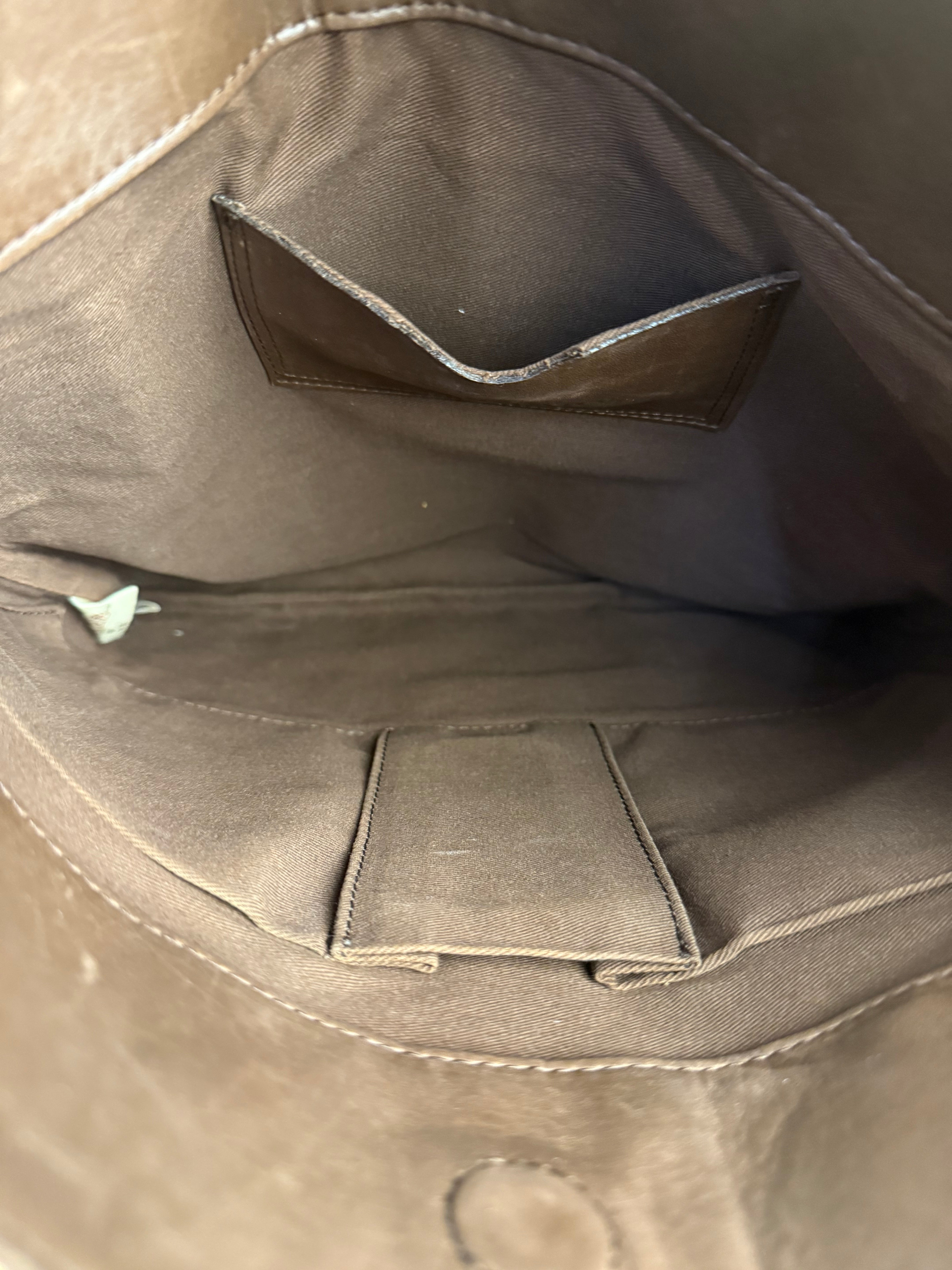 Burberry Blue Label Corduroy Leather Crossbody