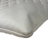 Chanel White Calfskin Quilted Python-Embossed Ligne Cambon Flat Tote Bag 2004