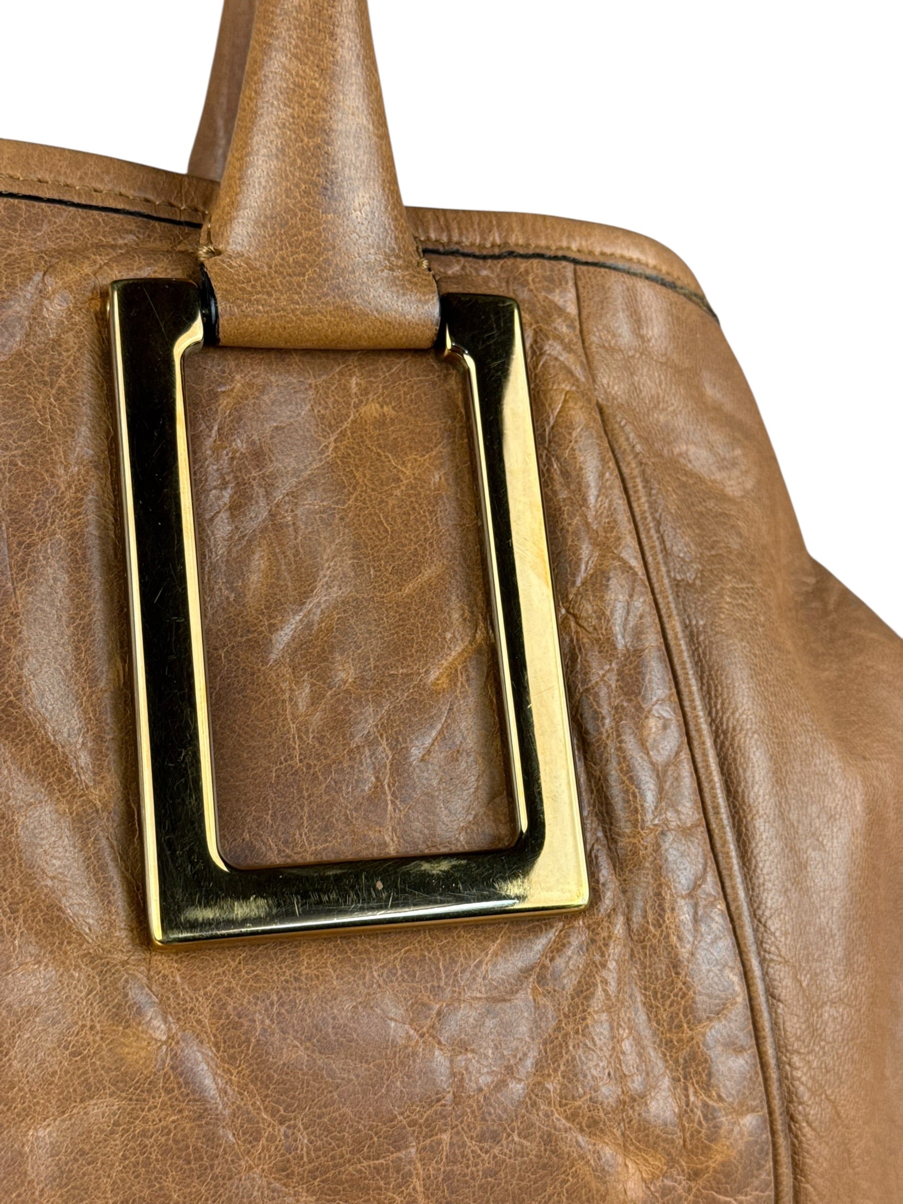 Chloé Brown Leather Ethel Tote Bag