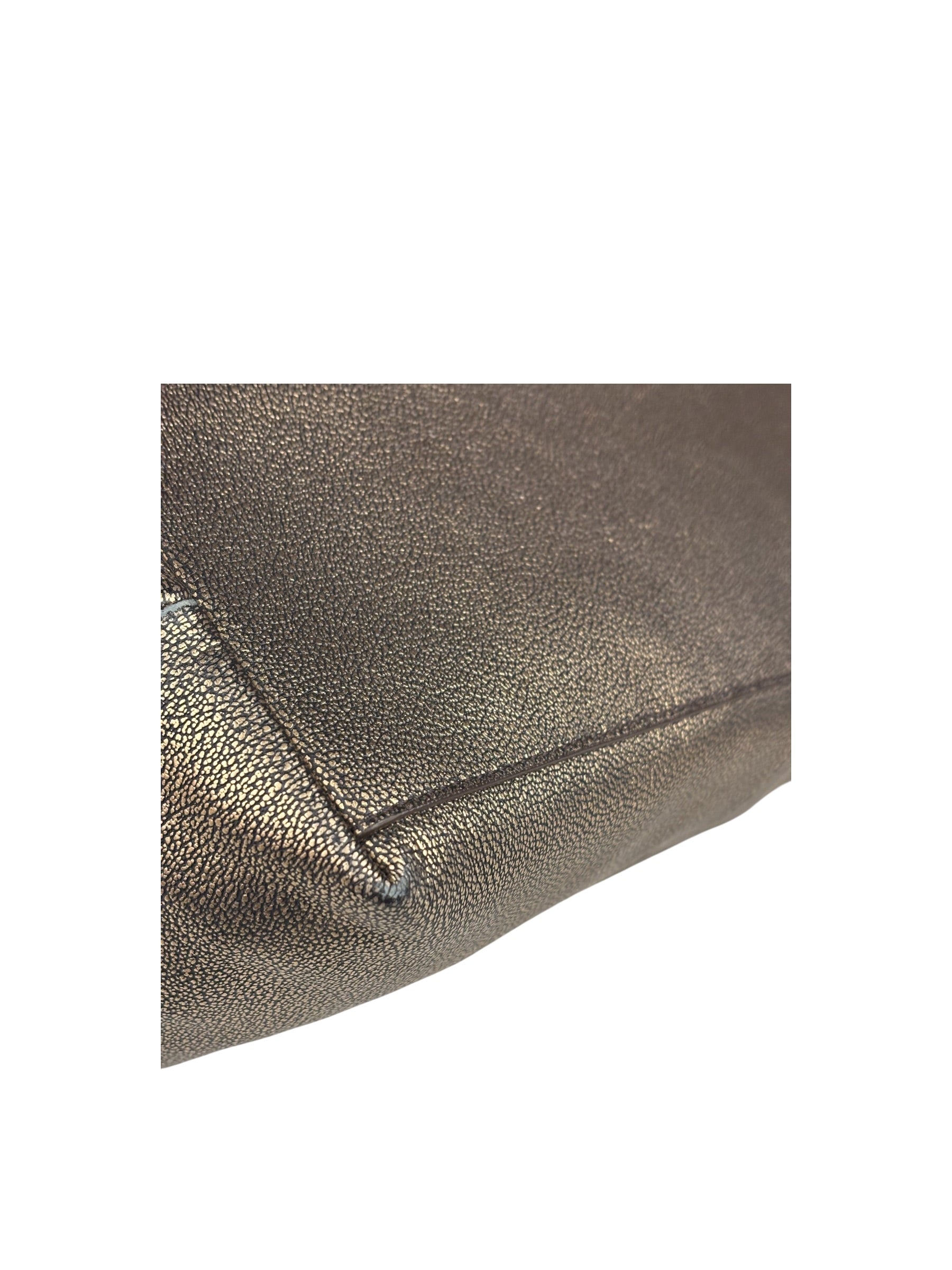 Coach Metallic Bronze Leather Chicago Ellis Tote Bag