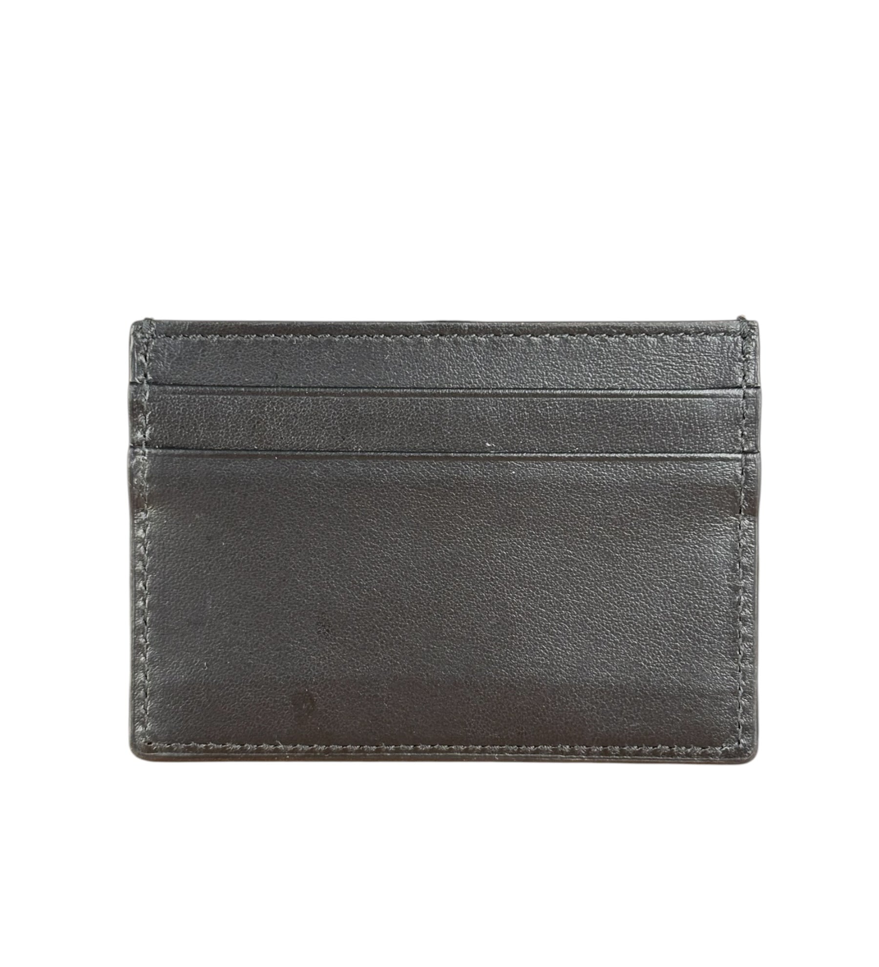 Gucci Vintage Black Leather Card Holder