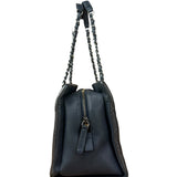 Chanel Navy Edinburgh Chic Chain Tote 2013