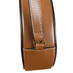 Celine Cuir Triomphe Oval Crossbody Brown