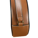 Celine Cuir Triomphe Oval Crossbody Brown