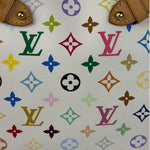Louis Vuitton White Murakami Greta Hobo Shoulder Bag