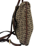 Fendi Canvas Monogram Zucchino Shoulder bag