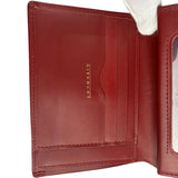 Givenchy Vintage Red Leather Trifold Wallet