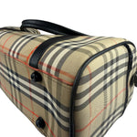 Burberry Vintage Haymarket House Small Boston Bag