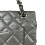 Chanel Grey Hue Caviar Quilted Jumbo Flap Bag 2010