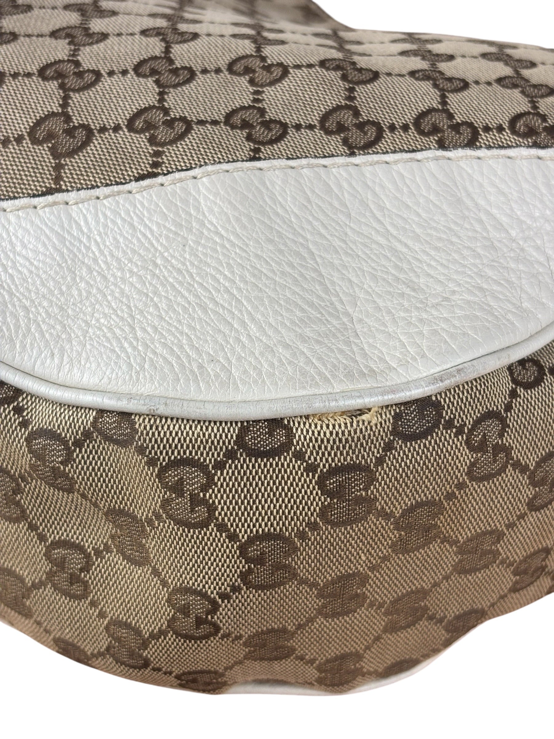 Gucci GG Canvas Medium Charlotte Hobo Bag