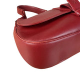 Loewe Vintage Red Leather Shoulder Bag