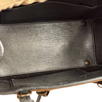 Balenciaga Black Leather papier A4 Tote Bag
