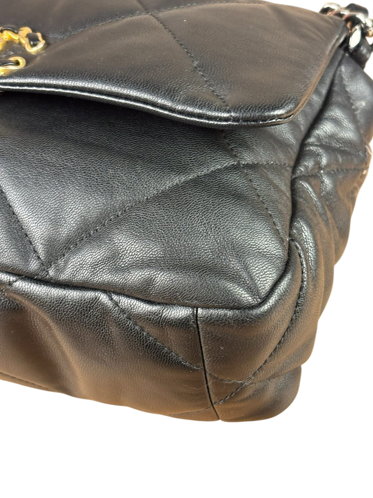 Chanel Black Quilted Lambskin CC 19 Flap Bag 2019
