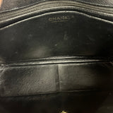 Chanel Black Caviar Leather Single Flap Bag '04