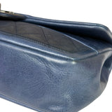Chanel Paris-Salzburg Blue Bicolor Quilted Flap Bag 2014