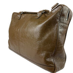 Balenciaga Brown Motocross Classic Travel Bag