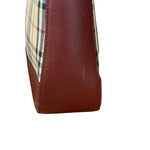 Burberry Vintage House Check Canvas/Leather Shoulder Bag