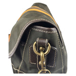 Burberry Vintage Green Nylon Crossbody Bag