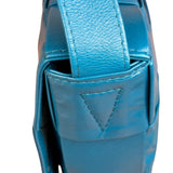 Bottega Veneta Cyan Leather Cassete Bag