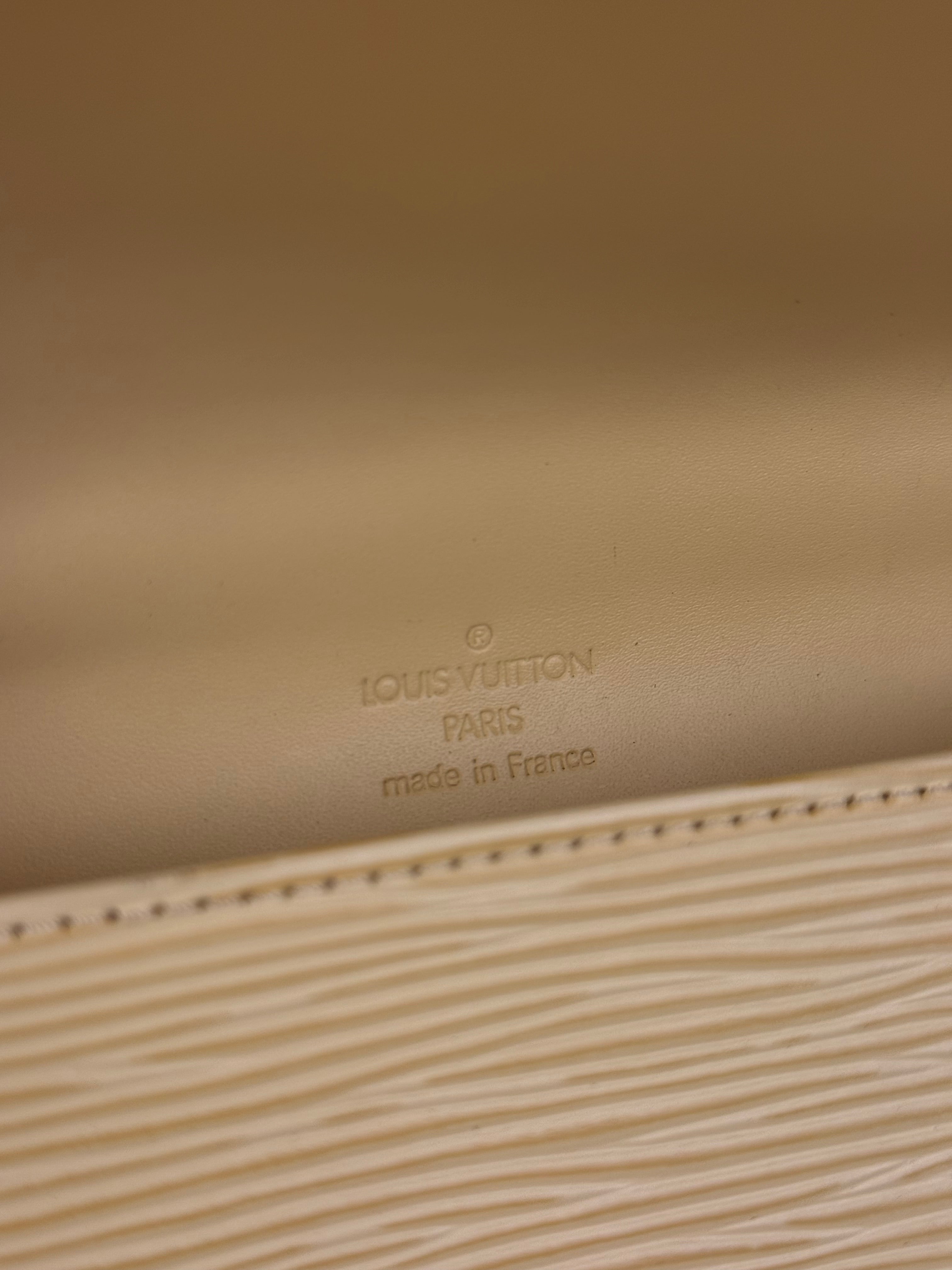 Louis Vuitton Vintage Yellow Epi Biarritz Shoulder Bag