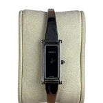 Gucci Vintage Black Dial Bangle Watch 1500L