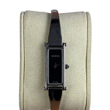 Gucci Vintage Black Dial Bangle Watch 1500L