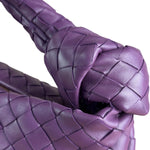 Bottega Veneta Purple Nappa Intrecciato Leather Jodie Hobo