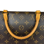 Louis Vuitton Black Leather/ Monogram Marignan 2Way Bag
