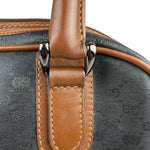 Gucci Vintage Micro GG Black/Brown Supreme Satchel Hand Bag