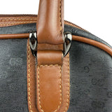 Gucci Vintage Micro GG Black/Brown Supreme Satchel Hand Bag