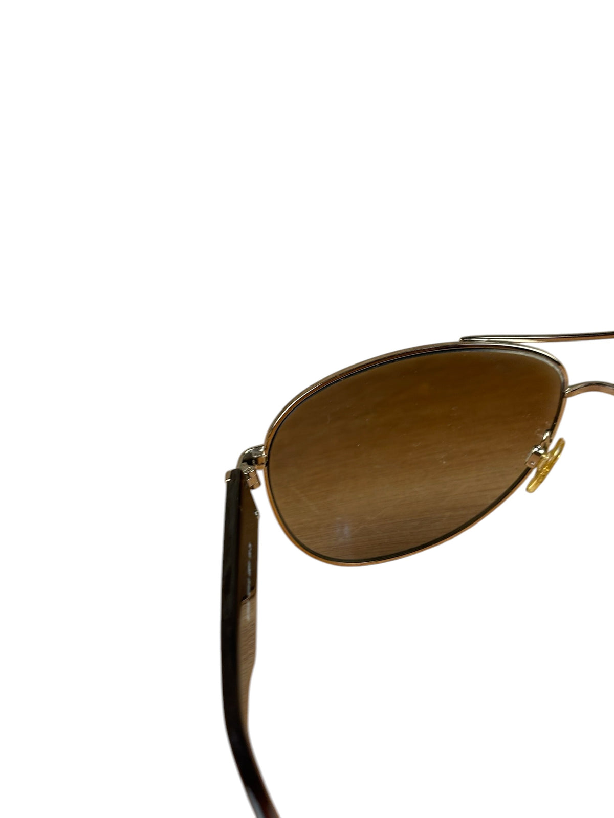 Burberry B3029 Metal Check Aviator Sunglasses