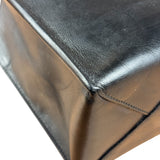 Balenciaga Black Leather Papier A4 Tote Bag