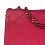 Chanel Pink Quilted Leather Accordion Flap Bag 2014