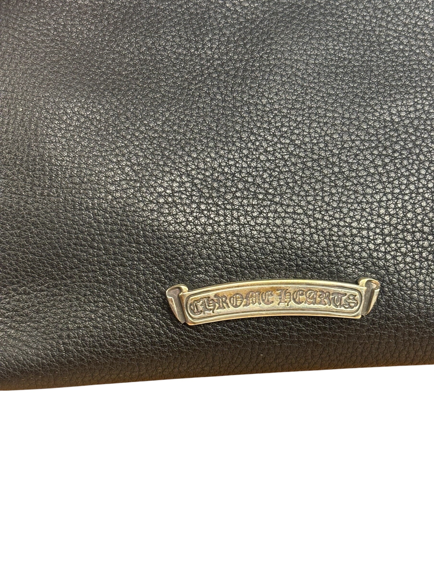 Chrome Hearts Leather Viv Silver Dagger Shoulder Bag