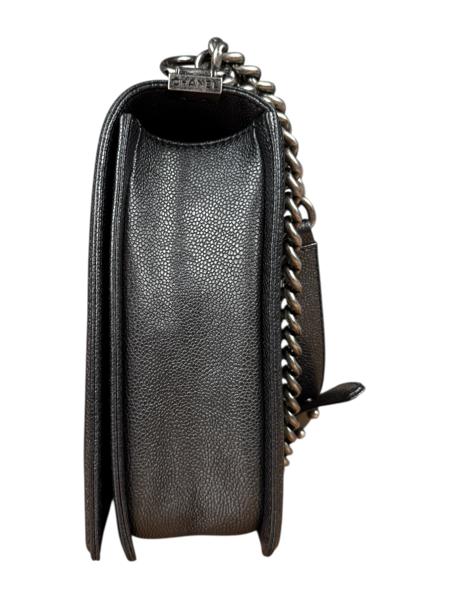 Chanel MultiColor Quilted Tweed Boy Bag