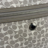 Coach Grey Patent Leather Signature Crossbody